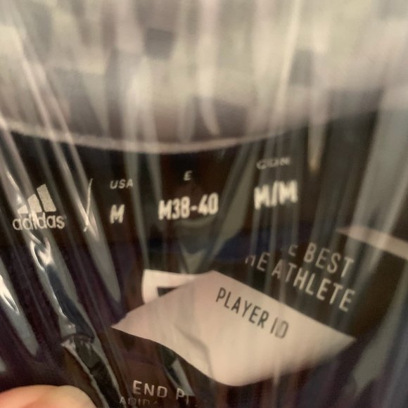 NWT ADIDAS WOMEN'S STADIUM 1/4 SNAP LONG SLEEVE SHIRT NAVY/WHITE MEDIUM - Picture 11 of 13